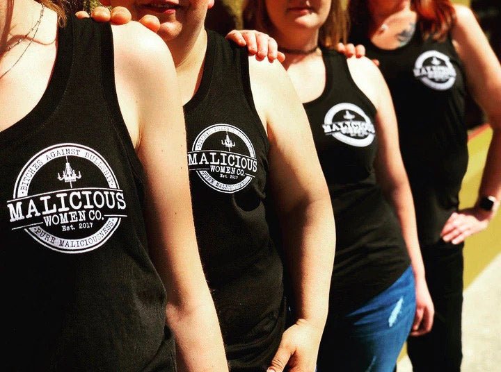 Bitches Against Bullshit Malicious Women's Racerback Tank - Malicious Women Co. - Apparel